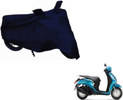 SMART BUYY Two Wheeler Cover for Yamaha(Fascino, Blue)