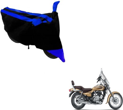 SMART BUYY Two Wheeler Cover for Bajaj(Avenger 220 Cruise, Black, Blue)