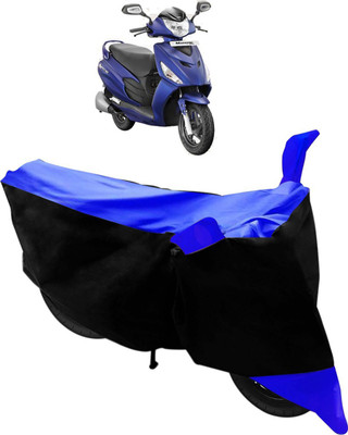 SMART BUYY Two Wheeler Cover for Hero(Maestro Edge, Black, Blue)