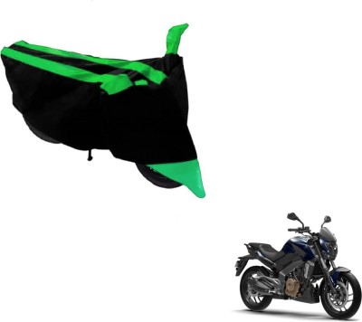 SMART BUYY Two Wheeler Cover for Bajaj(Dominar, Black, Green)