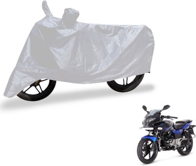 SMART BUYY Two Wheeler Cover for Bajaj(Pulsar 220 DTS-i, Silver)