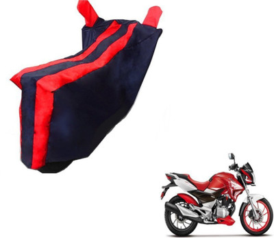 SMART BUYY Two Wheeler Cover for Hero(CBZ Extreme, Black, Red)