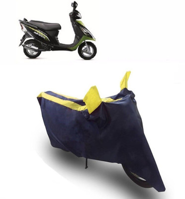 SMART BUYY Two Wheeler Cover for TVS(Scooty Streak, Yellow, Blue)