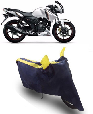 SMART BUYY Two Wheeler Cover for TVS(Apache RTR 160, Yellow, Blue)