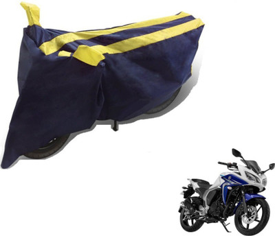 SMART BUYY Two Wheeler Cover for Yamaha(Fazer, Black, Yellow)