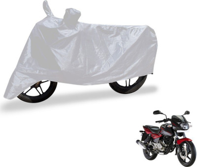 SMART BUYY Two Wheeler Cover for Bajaj(Pulsar 180 DTS-i, Silver)
