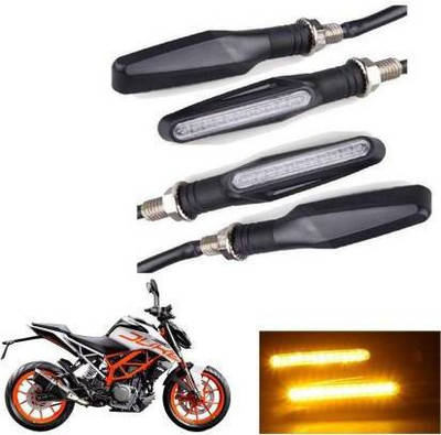 QZ DEVICE Front, Rear LED Indicator Light for KTM Duke 180(Yellow)