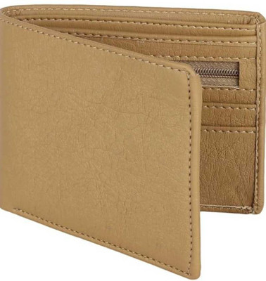 True Style Men Beige Jute Wallet(8 Card Slots)