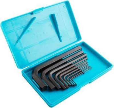 Qualigen 9 Pieces Hex Allen Key Wrench L Shape Repair Tool Set Allen Key Set Allen Key Set