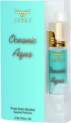 Acort Oceanic Aqua Concentrated Roll on perfume Floral Attar(Citrus)