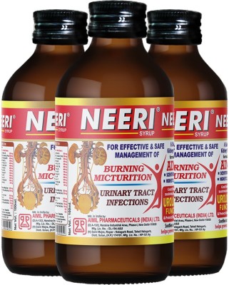 AIMIL NEERI Syrup for Kidney Health | Useful in Urinary Tract Infections (UTI) (Pack of 3)(Pack of 3)