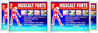 AIMIL Muscalt Forte Tablets for Bone & Joint Wellness | Reduces Pain and Inflammation (Pack of 4)(Pack of 4, 120 Tablets)