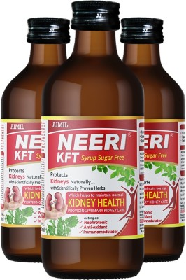 AIMIL NEERI KFT Sugar Free Syrup for Kidney Health | Improves Kidney Function Naturally (Pack of 3)(Pack of 3)