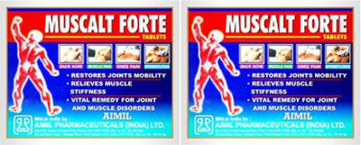 AIMIL Muscalt Forte Tablets for Bone & Joint Wellness | Reduces Pain and Inflammation (Pack of 2)(Pack of 2, 60 Tablets)