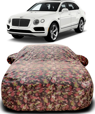 Gavya Car Cover For Bentley Bentayga (With Mirror Pockets)(Green, Red)