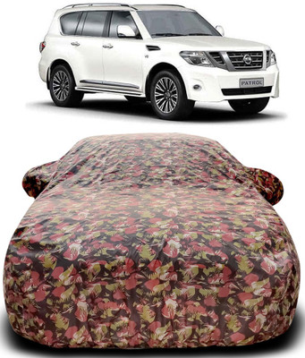 ProRox Car Cover For Nissan Patrol (With Mirror Pockets)(Green, Red)
