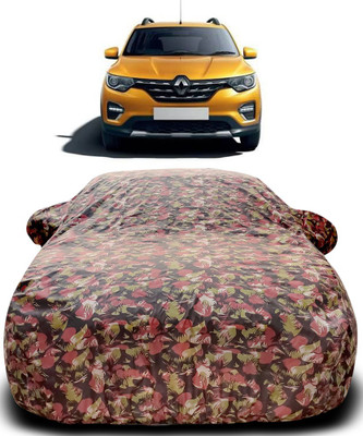 APNEK Car Cover For Renault HBC (With Mirror Pockets)(Green, Red)