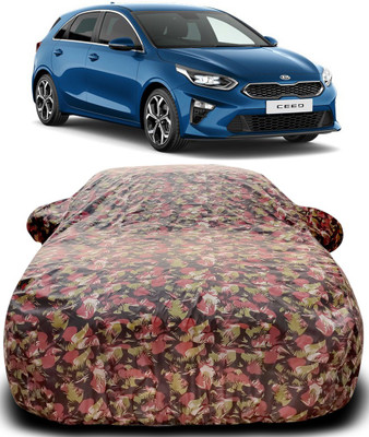 ProRox Car Cover For Kia ceed (With Mirror Pockets)(Green, Red)