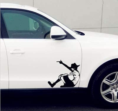 AVSARACHNA Sticker & Decal for Car(Black)
