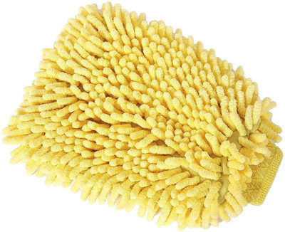 Mahabodhi Microfiber Super Soft Lint Free & Scratch Free Multipurpose dusting Hand Glove Duster, Washing & Cleaning Mitt for car wash, Kitchen, & Office Dry Glove(Free Size)