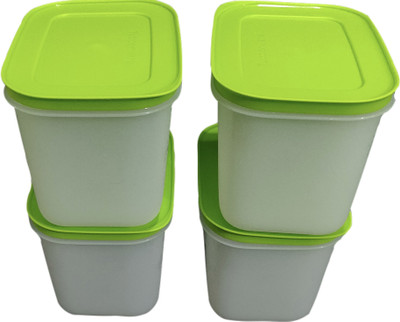 TUPPERWARE Plastic Fridge Container  - 1000 ml(Pack of 4, Green)