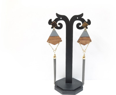 rayie collection drop and drangles Wood Drops & Danglers