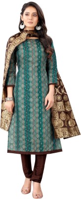 MANIKARNIKA Chanderi Printed Salwar Suit Material