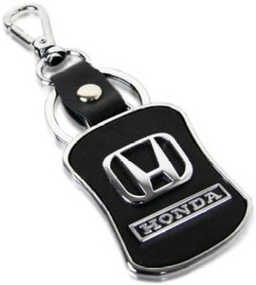 TrueBucks Leather & Metal Logo Key Chain Key Chain