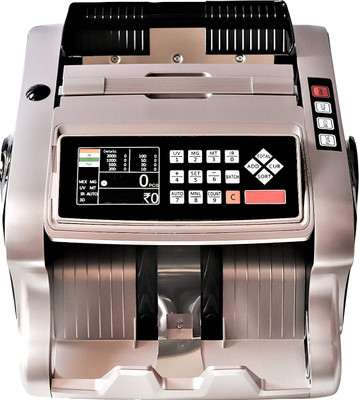 Drop2Kart Cash Counter - Automatic Mix Value Counting, UV/MG/MT/IR Fake Bill Detection, All INR Currency Support, Big TFT LCD Display Note Counting Machine(Counting Speed - 1000 notes/min) Drop2Kart Cash Counter - Automatic Mix Value Counting, UV/MG/MT/IR Fake Bill Detection, All INR Currency Support, Big TFT LCD Display Note Counting Machine(Counting Speed - 1000 notes/min)