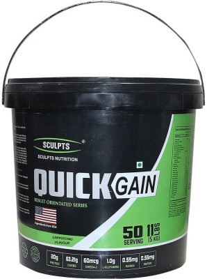 Spartan Sport Sciences Quick Gain Weight Gainers/Mass Gainers(5 kg, Cappuccino)