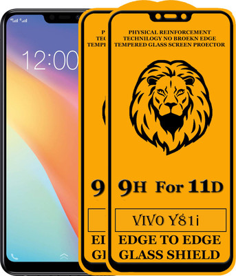 Dream Edge To Edge Tempered Glass for Vivo Y81i (Anti-Fingerprint,Zero Bubble,9H Hardness)(Pack of 2)