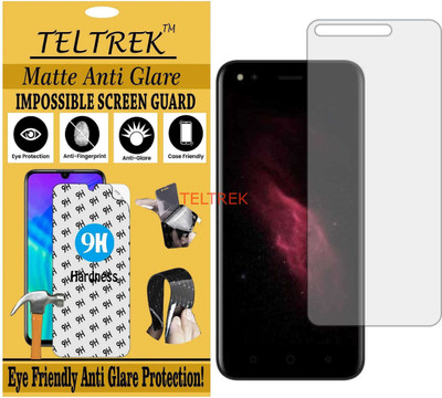 TELTREK Tempered Glass Guard for MICROMAX CANVAS 2 PLUS (Matte Flexible Shatterproof)(Pack of 1)