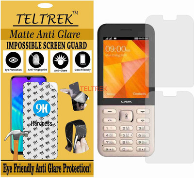 TELTREK Tempered Glass Guard for LAVA GEM (Matte Flexible Shatterproof)(Pack of 1)