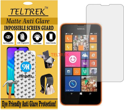 TELTREK Tempered Glass Guard for NOKIA LUMIA 630 (Matte Flexible Shatterproof)(Pack of 1)