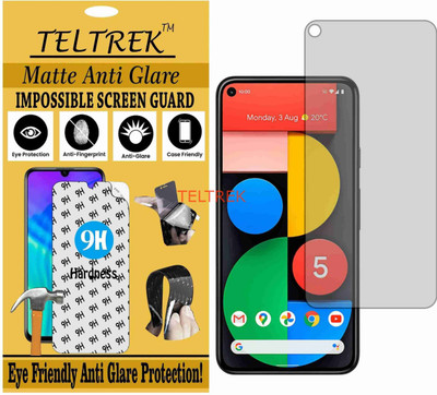 TELTREK Tempered Glass Guard for GOOGLE PIXEL 5 (Matte Flexible Shatterproof)(Pack of 1)