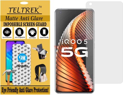 TELTREK Tempered Glass Guard for VIVO IQOO NEO 5 5G (Matte Flexible Shatterproof)(Pack of 1)