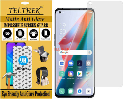 TELTREK Tempered Glass Guard for OPPO FIND X3 (Matte Flexible Shatterproof)(Pack of 1)