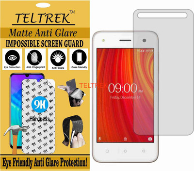 TELTREK Tempered Glass Guard for LAVA Z40 (Matte Flexible Shatterproof)(Pack of 1)