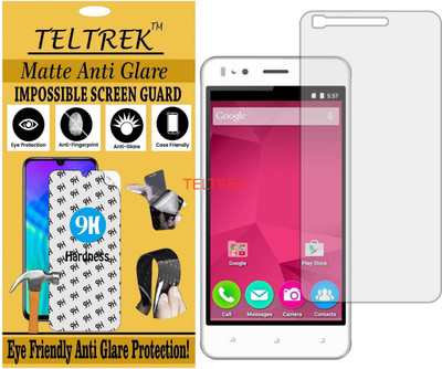 TELTREK Tempered Glass Guard for MICROMAX BOLT SELFIE Q424 (Matte Flexible Shatterproof)(Pack of 1)