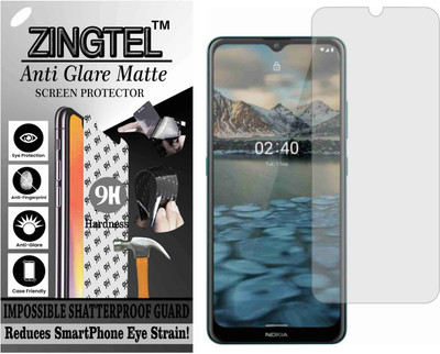 ZINGTEL Tempered Glass Guard for NOKIA 2.4 (Matte Flexible Shatterproof)(Pack of 1)