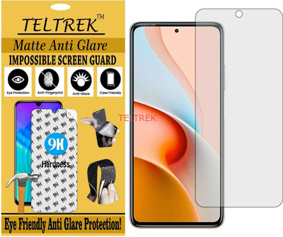 TELTREK Tempered Glass Guard for REDMI NOTE 9 PRO 5G (Matte Flexible Shatterproof)(Pack of 1)