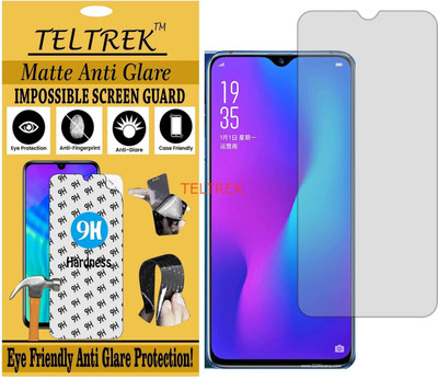 TELTREK Tempered Glass Guard for OPPO R17 (Matte Flexible Shatterproof)(Pack of 1)