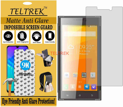 TELTREK Tempered Glass Guard for KARBONN PLATINUM P9 (Matte Flexible Shatterproof)(Pack of 1)