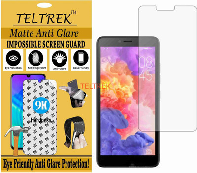 TELTREK Tempered Glass Guard for ITEL A52 LITE (Matte Flexible Shatterproof)(Pack of 1)