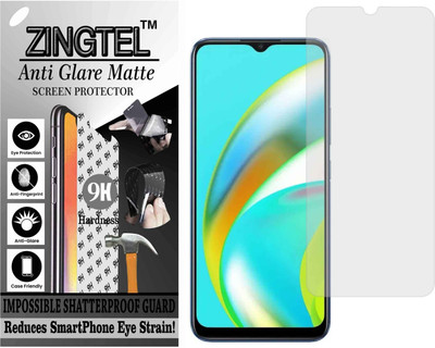 ZINGTEL Tempered Glass Guard for REALME C21 (Matte Flexible Shatterproof)(Pack of 1)
