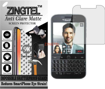 ZINGTEL Tempered Glass Guard for BLACKBERRY Q20 (Matte Flexible Shatterproof)(Pack of 1)