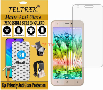TELTREK Tempered Glass Guard for INTEX AQUA NOTE 5.5 (Matte Flexible Shatterproof)(Pack of 1)