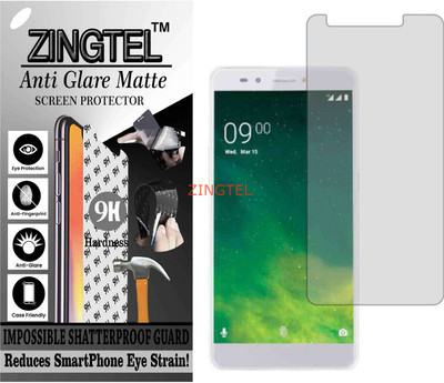 ZINGTEL Tempered Glass Guard for LAVA Z10 (Matte Flexible Shatterproof)(Pack of 1)
