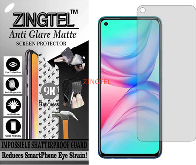 ZINGTEL Tempered Glass Guard for INFINIX HOT 10 (Matte Flexible Shatterproof)(Pack of 1)