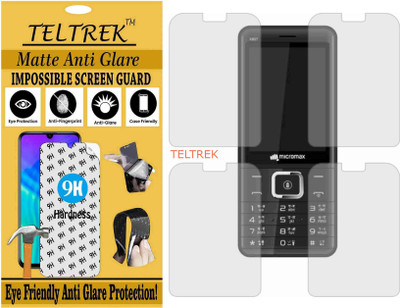 TELTREK Tempered Glass Guard for MICROMAX X807 (Matte Flexible Shatterproof)(Pack of 1)